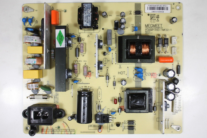 New Hitachi 55" LE55A6R9A MP145D-1MF22-1 Power Supply Board Unit